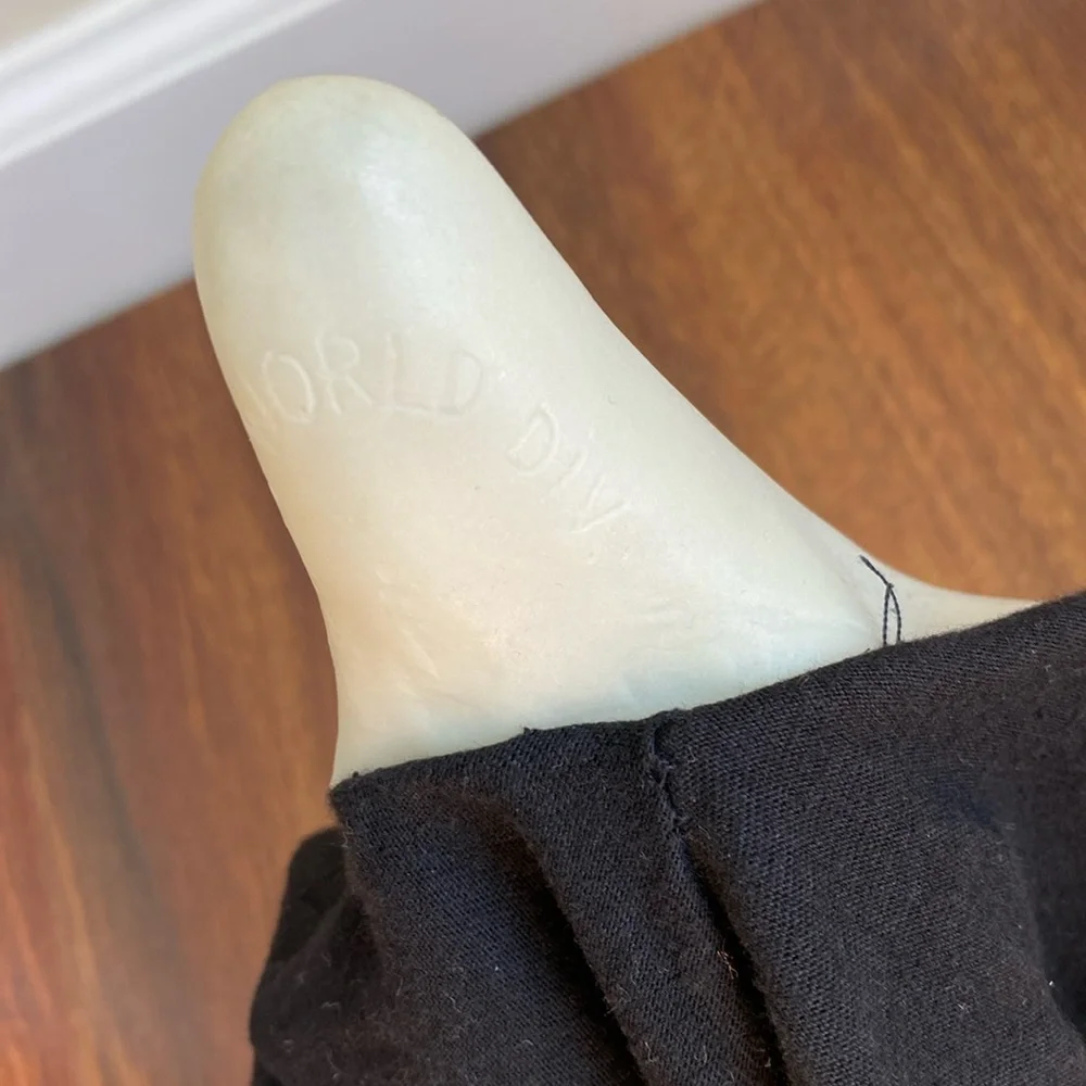 Vintage Scream Cloth Hood Smile Happy Ghost Face Fun World Div